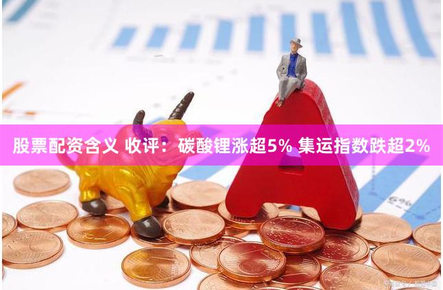 股票配资含义 收评：碳酸锂涨超5% 集运指数跌超2%